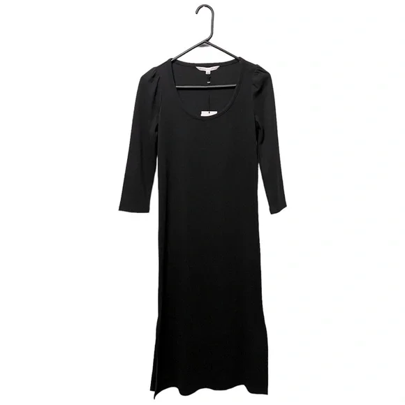 The Nines By Hatch Dresses | The Nines By Hatch Maternity Black Ribbed Jersey Midi Dress | Color: Black | Size: Xsm | Pm-88745700's Closet The Nines By Hatch Dresses | The Nines By Hatch Maternity Black Ribbed Jersey Midi Dress | Color: Black | Size: Xsm | Pm-88745700's Closet